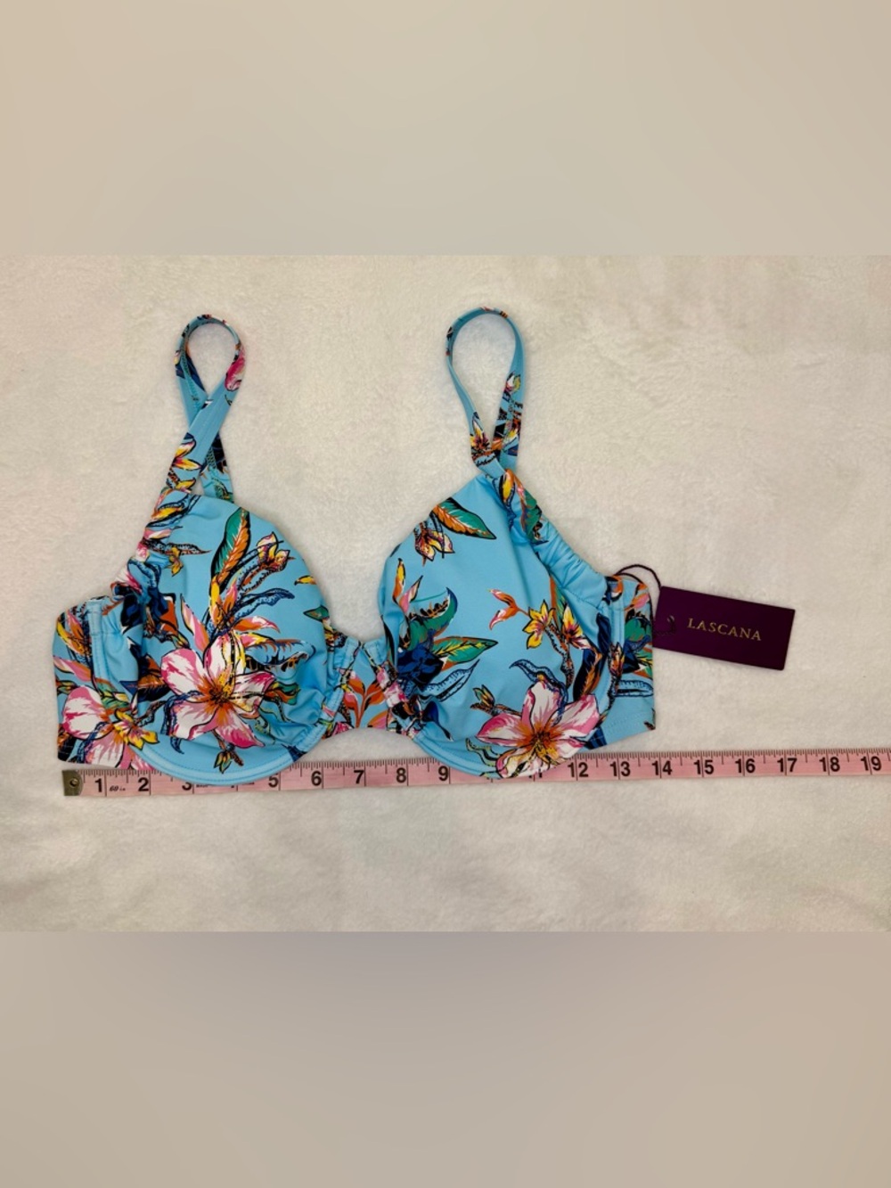Lascana Women's Hibiscus Print Underwire Bikini Top & Bikini Bottoms NWT - Picture 13 of 16